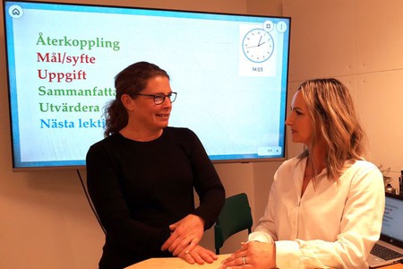 Anna Wikström och Edisa Alibasic reflekterar över läraryrket